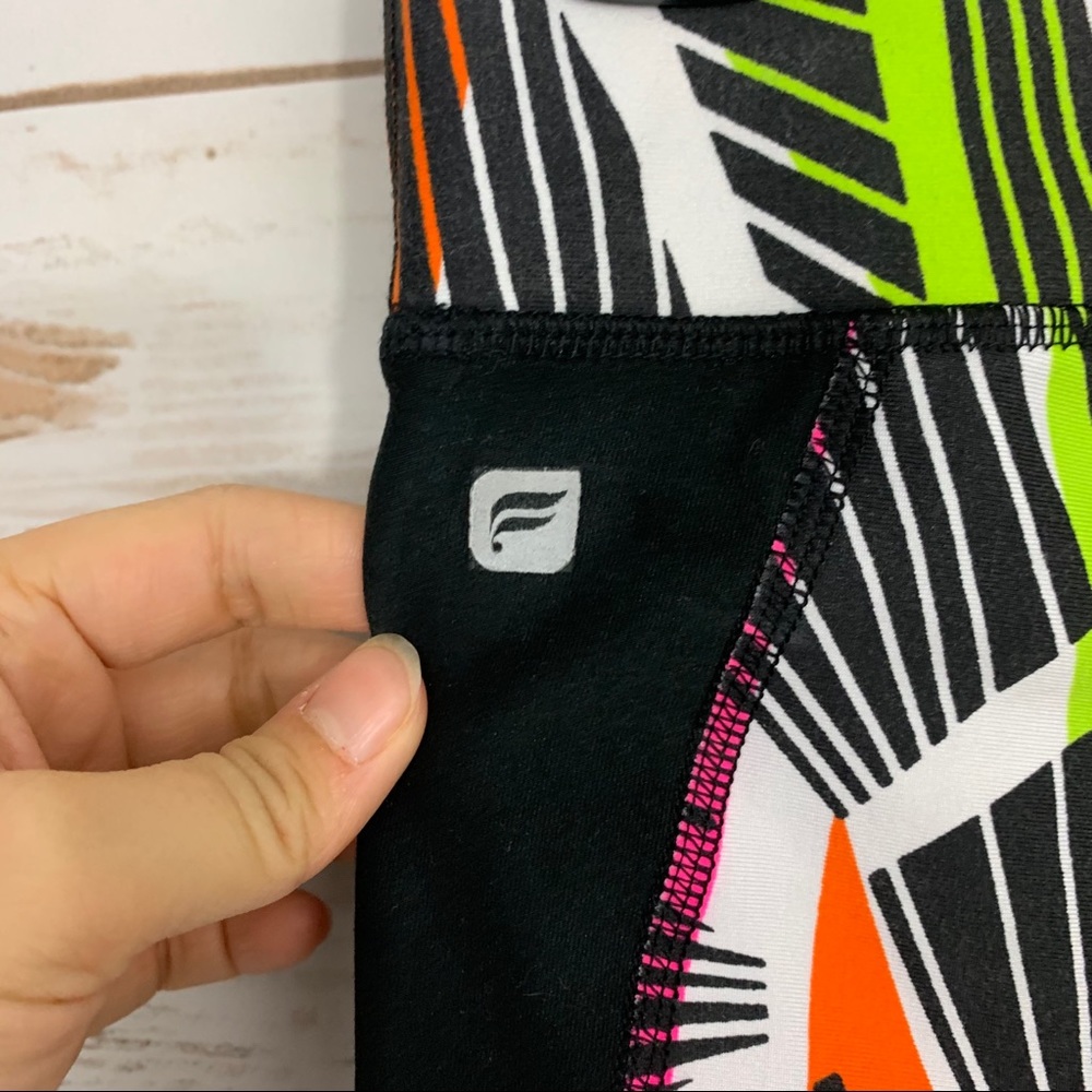 Fabletics Pull On Patterned Midrise Black Tribal … - image 3